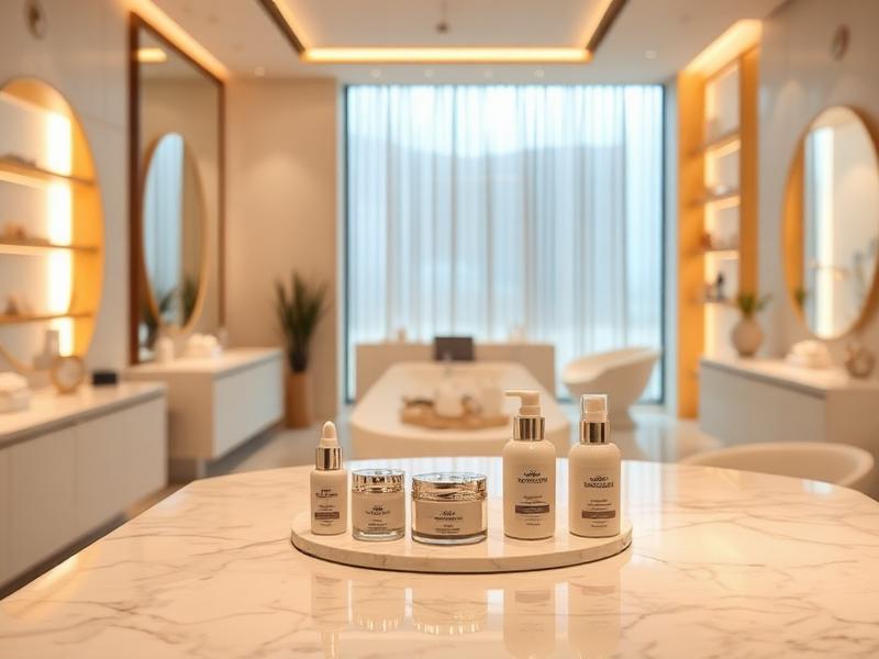 Luxe schoonheidssalon interieur